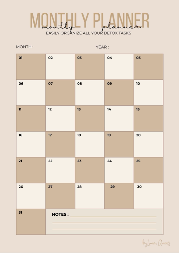 Detox Notebook (Digital)